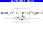 ATE 24.3727-2000.2 трос, стояночная тормозная система на SUZUKI BALENO Наклонная задняя часть (EG)