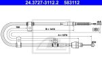 ATE 24.3727-3112.2 трос, стояночная тормозная система на HYUNDAI ELANTRA седан (XD)