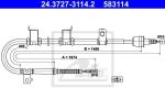 ATE 24.3727-3114.2 трос, стояночная тормозная система на HYUNDAI ELANTRA седан (HD)
