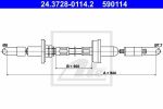 ATE 24.3728-0114.2 трос, управление сцеплением на VW SANTANA (32B)