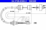 ATE 24.3728-0300.2 трос, управление сцеплением на FIAT DUCATO фургон (244)