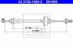 ATE 24.3728-1005.2 трос, управление сцеплением на RENAULT 19 I (B/C53_)