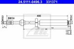 ATE 24.5111-0496.3 тормозной шланг на PEUGEOT 208
