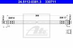 ATE 24.5112-0381.3 тормозной шланг на PEUGEOT 505 Break (551D)