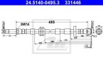 ATE 24.5140-0495.3 тормозной шланг на AUDI A8 (4H_)