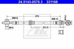ATE 24.5143-0578.3 тормозной шланг на VW TIGUAN (5N_)