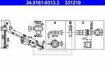 ATE 24.5161-0313.3 тормозной шланг на PEUGEOT 407 (6D_)