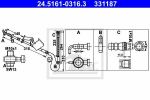 ATE 24.5161-0316.3 тормозной шланг на PEUGEOT 407 SW (6E_)