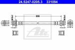 ATE 24.5247-0205.3 тормозной шланг на CHEVROLET AVEO Наклонная задняя часть (T250, T255)