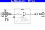ATE 24.5286-0342.3 тормозной шланг на CHEVROLET AVEO Наклонная задняя часть (T250, T255)