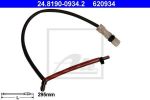 ATE 24.8190-0934.2 сигнализатор, износ тормозных колодок на PORSCHE BOXSTER (987)