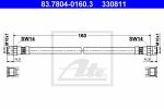 ATE 83.7804-0160.3 Шланг торм.зад. Audi 80, VW Golf