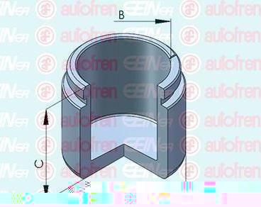 AUTOFREN SEINSA D025447 поршень, корпус скобы тормоза на MERCEDES-BENZ S-CLASS (W140)