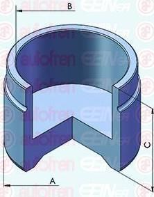 AUTOFREN SEINSA D025499 поршень, корпус скобы тормоза на TOYOTA LITEACE фургон (CM3_V, KM3_V)
