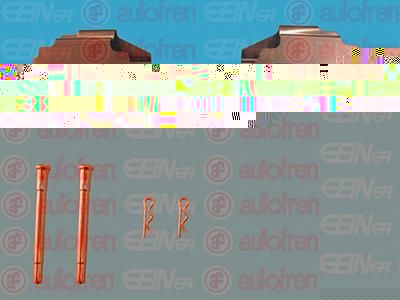 AUTOFREN SEINSA D42395A комплектующие, колодки дискового тормоза на PEUGEOT 806 (221)