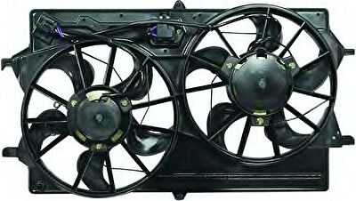 AVA Вентилятор радиатора FORD Focus I 98-04 /АКПП/AC+ (FD7508)