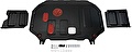 АвтоБРОНЯ Защита картера и КПП Kia Soul (14-) 111028271 (111028271)