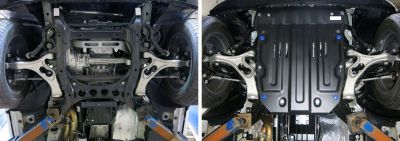 АвтоБРОНЯ Защита картера Volkswagen Touareg (10-) 111058242 (111058242)