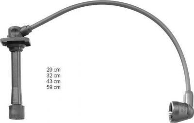 BERU Комплект проводов зажигания MAZDA 626 1.8-2.0 (FSD718140B, ZEF1252)