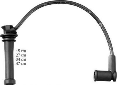 Beru ZEF1540 комплект проводов зажигания на MAZDA 6 Hatchback (GG)