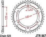 BIKE ALERT Звезда цепного привода (JTR 867 43)