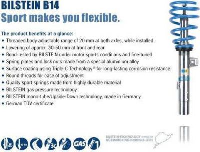 Bilstein Bil_007453 комплект ходовой части, пружины / амортизаторы на VW NEW BEETLE (9C1, 1C1)