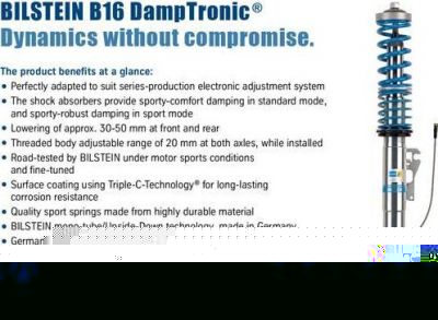 Bilstein Bil_027500 комплект ходовой части, пружины / амортизаторы на 3 (F30, F35, F80)