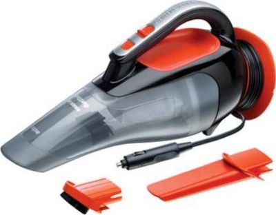 BLACK DECKER ADV1210 Пылесос автомобильный 2 насадки 0,94л 1112л/мин 120Вт кабель 5м 12В