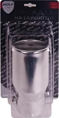 BOLK PREMIUM BK01446SR Насадка на глушитель 77х146х63мм алюминиевая BOLK PREMIUM BK01446SR Насадка на глушитель 77х146х63мм алюминиевая