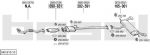 Bosal 040.910.10 система выпуска ог на HYUNDAI TUCSON (JM)