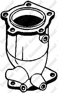 Bosal 090-430 катализатор на NISSAN MICRA II (K11)