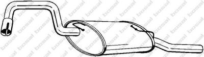 Bosal 235-209 глушитель выхлопных газов конечный на VOLVO 460 L (464)