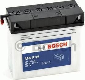 BOSCH стартерная аккумуляторная батарея (0 092 M4F 450)