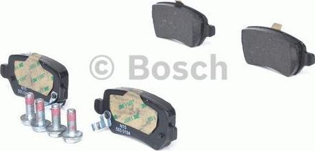 BOSCH Колодки задние OPEL Astra G/H Meriva Zafira (0 986 424 646)