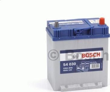 BOSCH АКБ S4 40Ah 330A 187x127x227 (-+) (40Ah, 0092S40300)