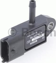 BOSCH Датчик давления во впускном коллект. FORD FOCUS II 1.8TD (1338678, 0261230119)