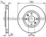 BOSCH Диск тормозной передний PEUGEOT 308 2007-2011 (4249 17, 0986478979)
