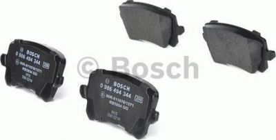 BOSCH Комплект тормозных колодок задних (3C0698451F, 0986494344)