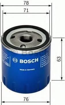 BOSCH Фильтр масляный NISSAN OPEL RENAULT (8200274858, F 026 407 022) BOSCH Фильтр масляный NISSAN OPEL RENAULT (8200274858, F 026 407 022)