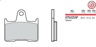 BREMBO Тормозные колодки (07SU25SP)