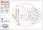 BREMBO Диск тормозной MINI: MINI 1.4/Cooper/Cooper S/John Cooper Works/One/One D/Works 01-06, MINI Cooper/Cooper D/Cooper S/Cooper SD/One/One D 06-, MINI CLUBMAN Cooper/Coo (08.9163.20)