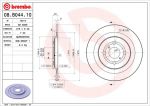 Brembo 08.B044.10 тормозной диск на TOYOTA YARIS (NHP13_, NSP13_, NCP13_, KSP13_, NLP13_)