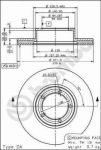 Brembo 09.5652.20 тормозной диск на OPEL MONZA A (22_)