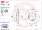 BREMBO (561 795 J) Диск торм пер вент MAZDA 323 (B5303325XB, 09.6771.14)