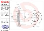 Brembo 09.7056.11 тормозной диск на PROTON PERSONA 400 Наклонная задняя часть (C9_C, C9_S)