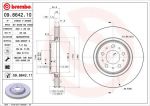 BREMBO Диск тормозной VOLVO S70/V70 96-00 передний D=302мм. (заменен на 09.8642.11) (DF4233, 09.8642.10)