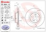 BREMBO Диск тормозной RENAULT Clio (III) 2.0i 16V Sport / RS (06->) F (7701208130, 09.8904.10)