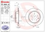 BREMBO 09.8969.21_диск тормозной задний! с покрытием Nissan X-Trail/Qashqai 2.0/2.5/2.2DCi 01> (09896921)