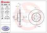 BREMBO Диск тормозной SUZUKI Baleno 1.8i 16V GT (96-02) F (5531162G02, 09.9350.10)