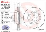 BREMBO Диск тормозной передний E65 E66 730-760 01- 348x30mm (34116750267, 09.9355.10)